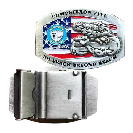 Alligator US Flag Web Buckle
