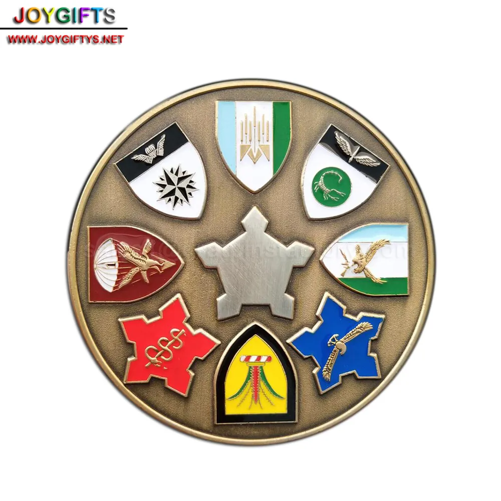 Antique Gold and Silver Challenge Coin