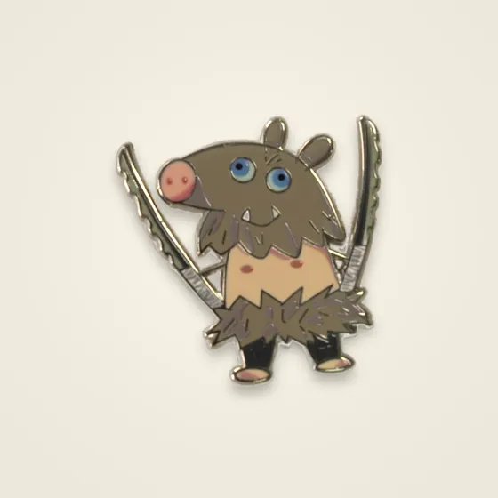 Boar Samurai Pin