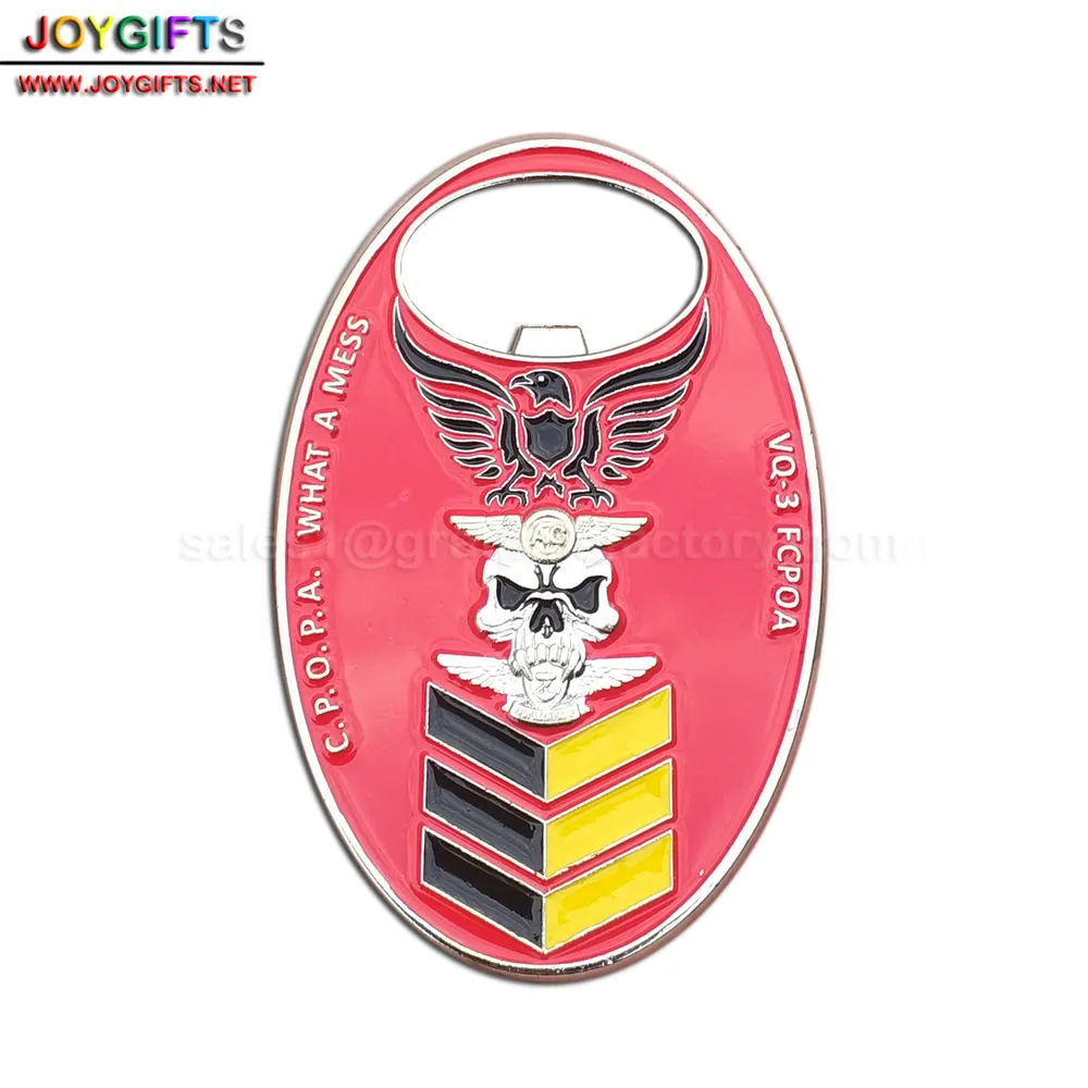 Bottle Opener Challenge Coin — view 2