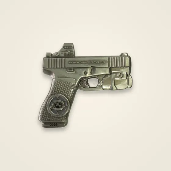 Sheriff Pistol Belt Buckle