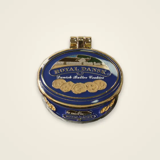 Cookie Tin Locket Keychain