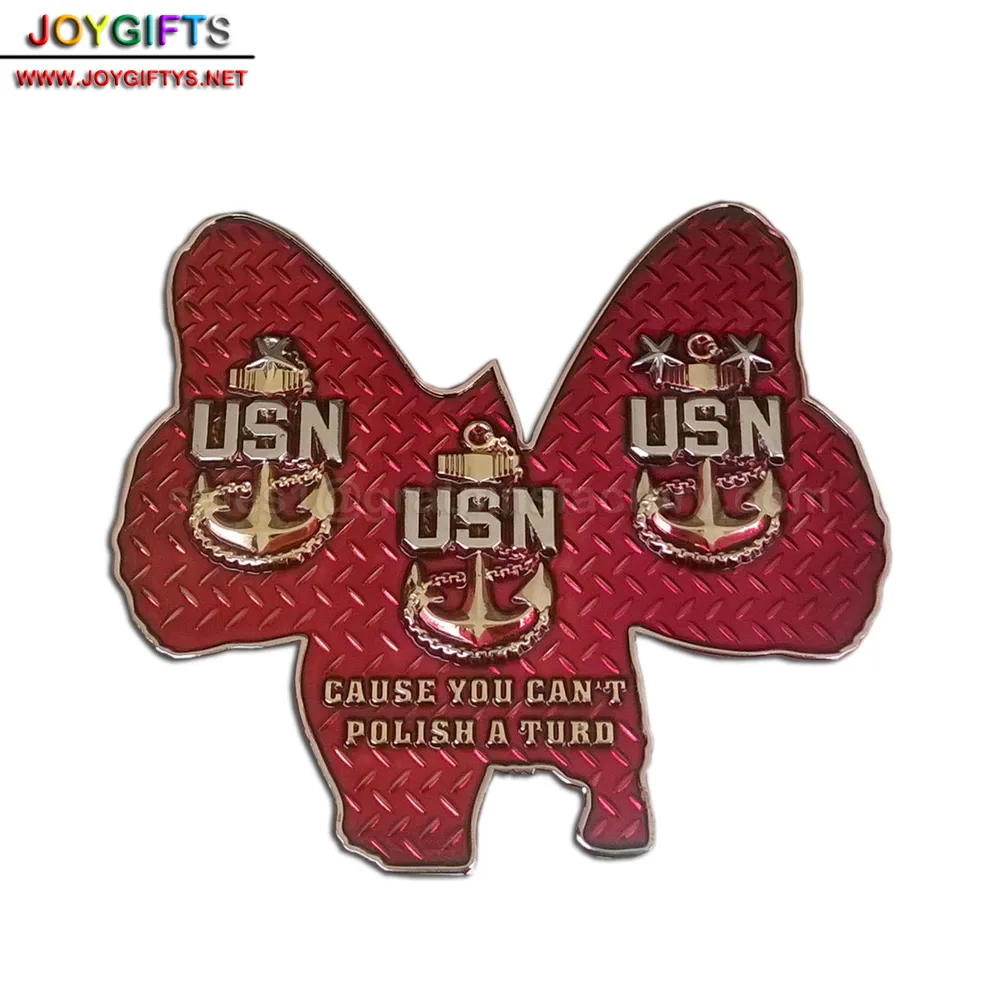 Butterfly Challenge Coin — view 2