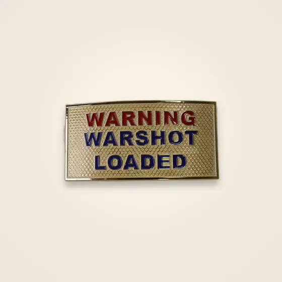 Warshot Warning Buckle