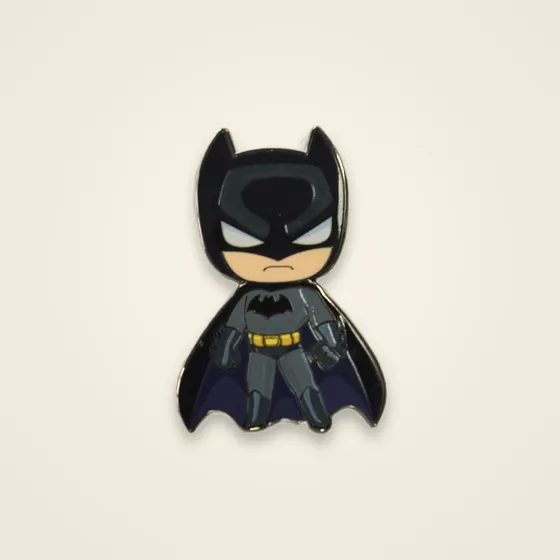 Caped Hero Chibi Pin