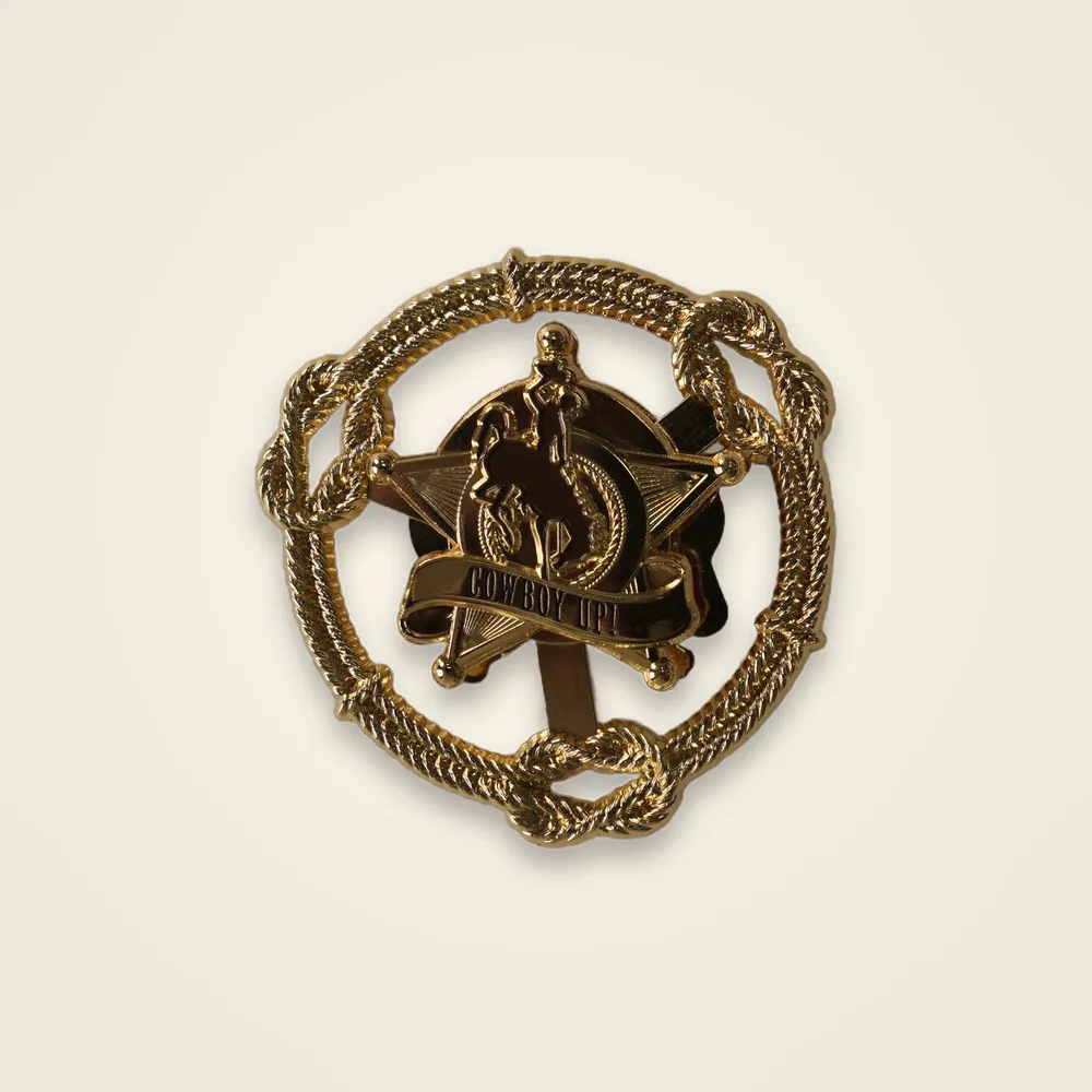 Cowboy Up Rope-Edge Buckle — view 2