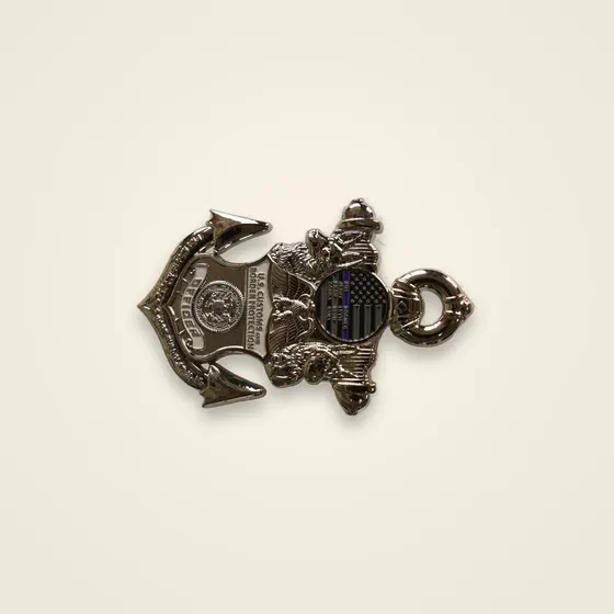 CBP Anchor Badge Keychain