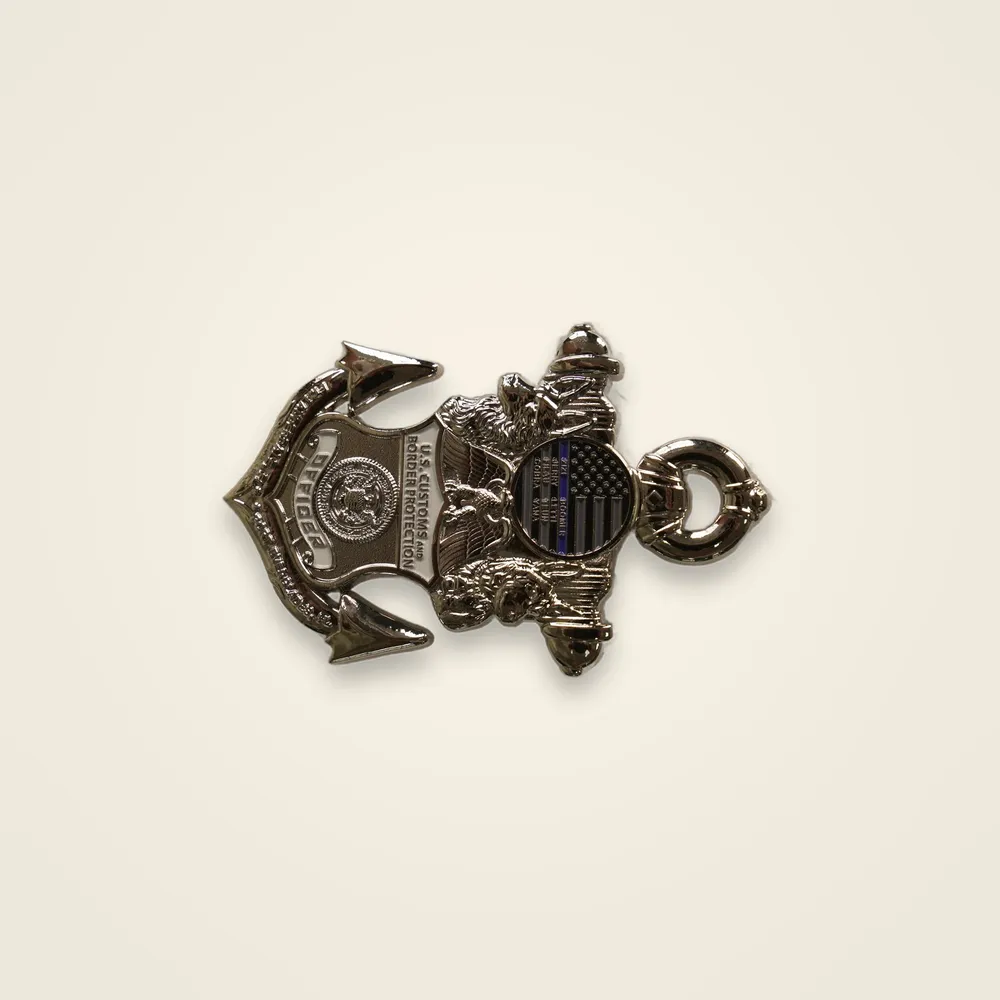 CBP Anchor Badge Keychain