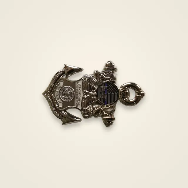 CBP Anchor Badge Keychain