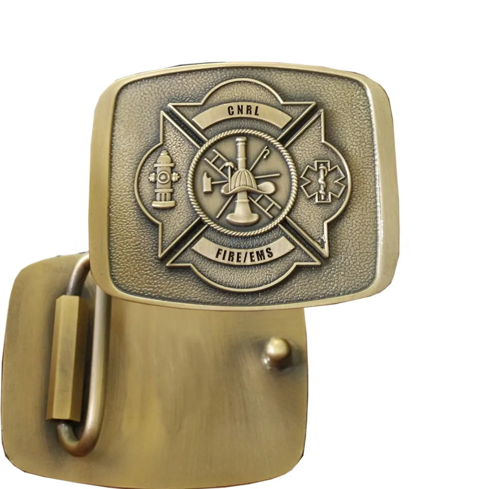Firefighter Western Belt Buckle