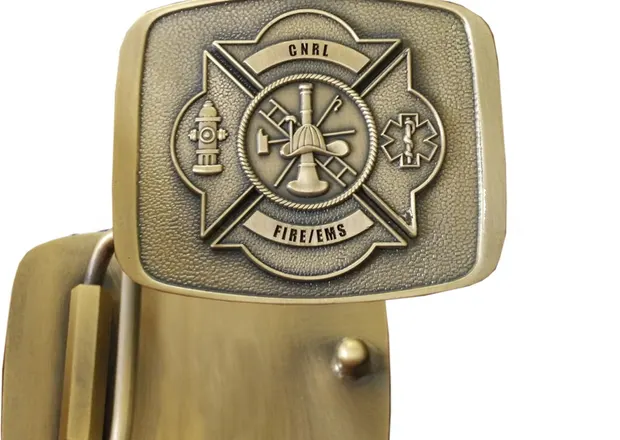 Firefighter Western Belt Buckle