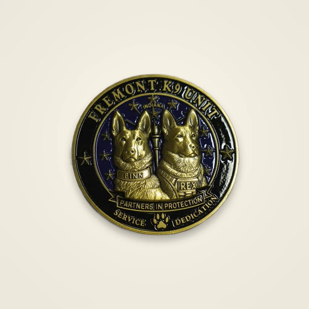 Police K9 Unit Coin