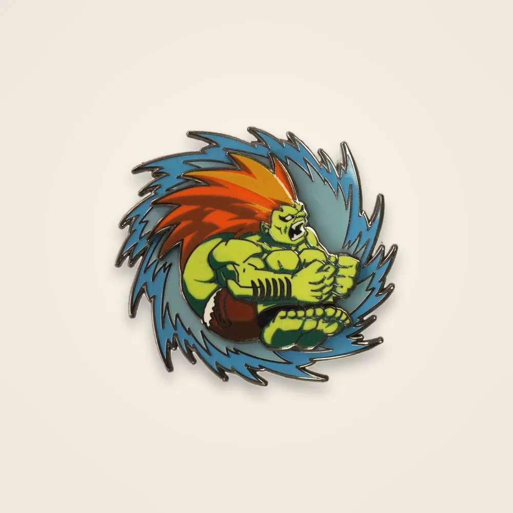 Green Beast Brawler Pin