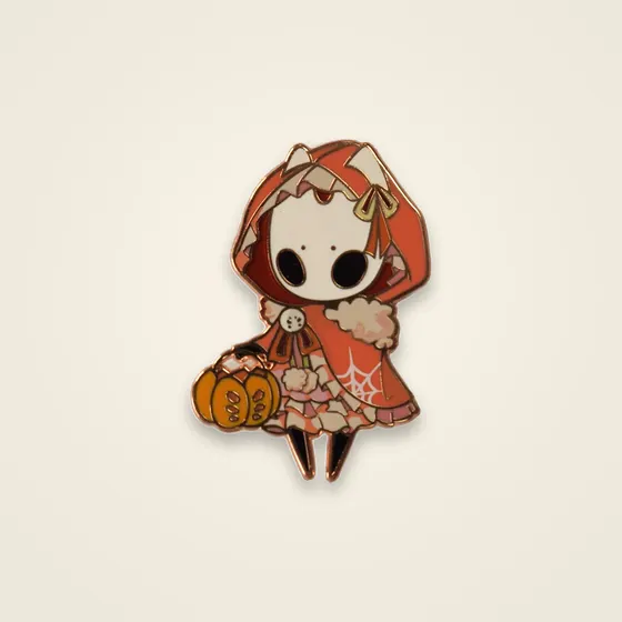 Halloween Ghost Girl Pin