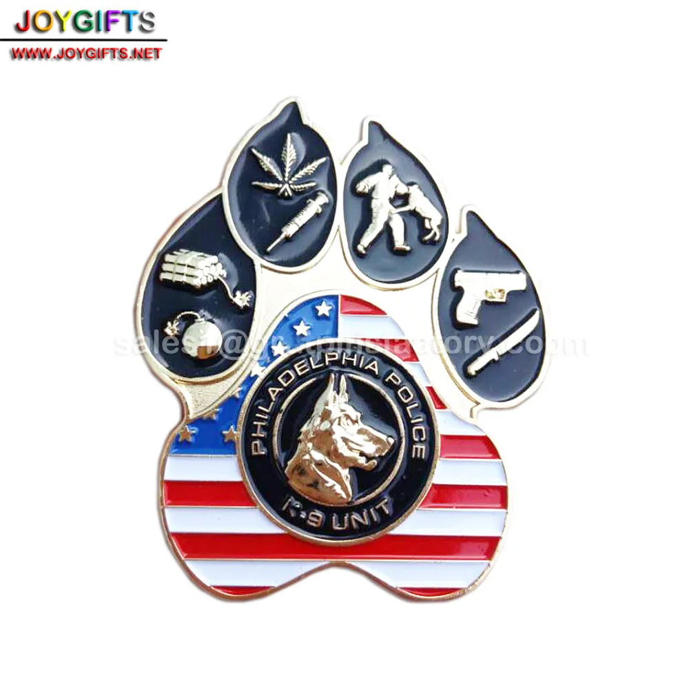 K9 Paw Challenge Coin — view 2
