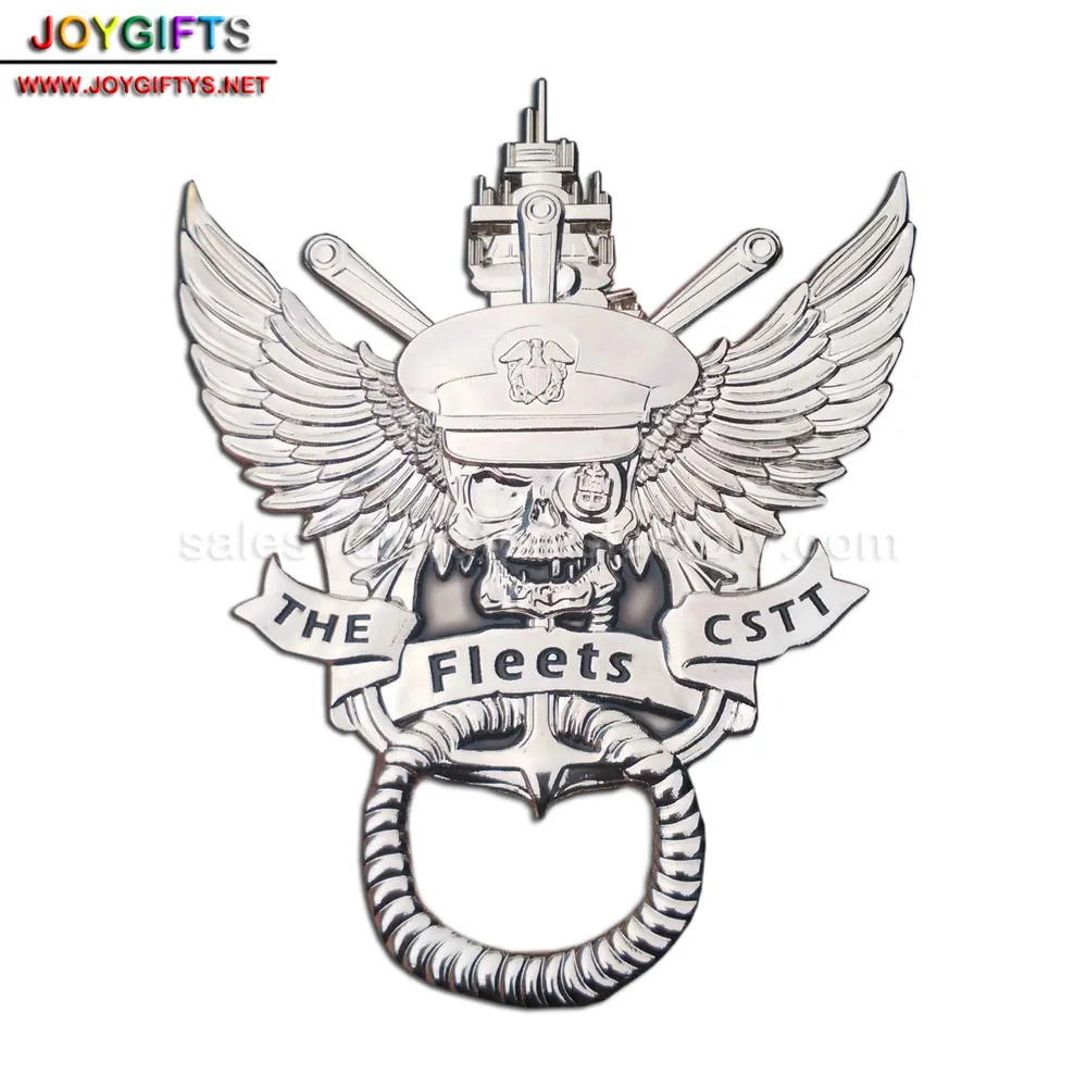 Navy Anchor Bottle Opener Coin — view 4