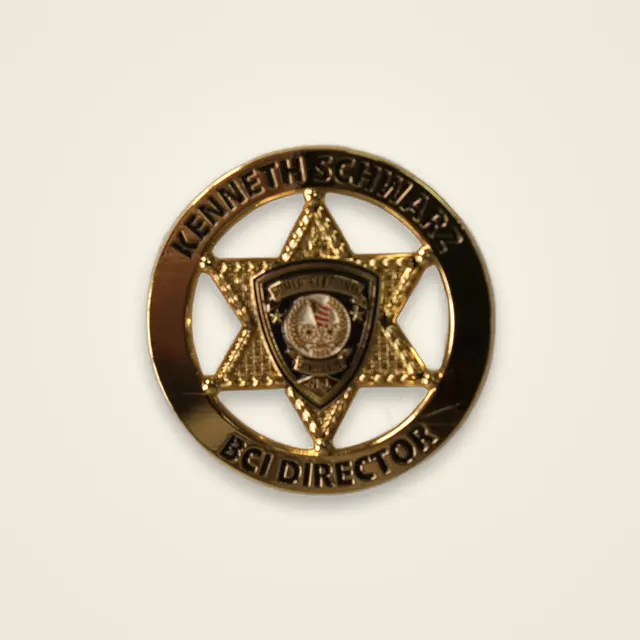 Personalized Sheriff Star Badge
