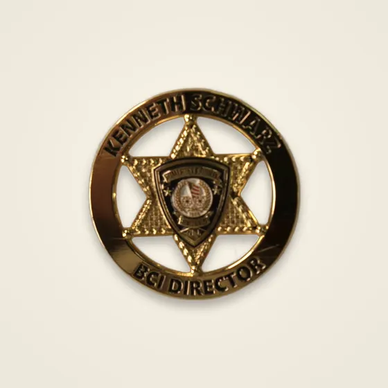 Personalized Sheriff Star Badge