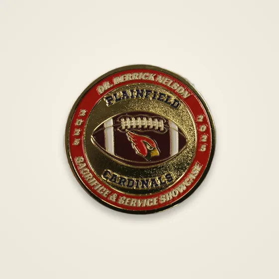 Cardinals Football Coin