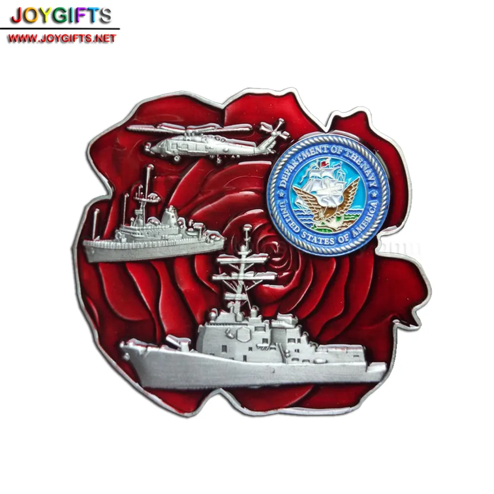 Rose Challenge Coin — view 2