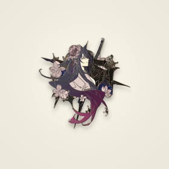 Rose-Crown Warrior Pin