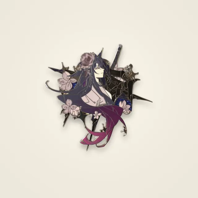 Rose-Crown Warrior Pin