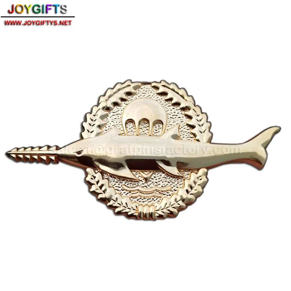 Shiny Metal 3D Challenge Coin — view 2