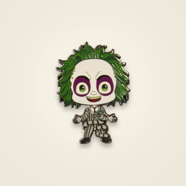 Striped-Suit Ghoul Chibi Pin
