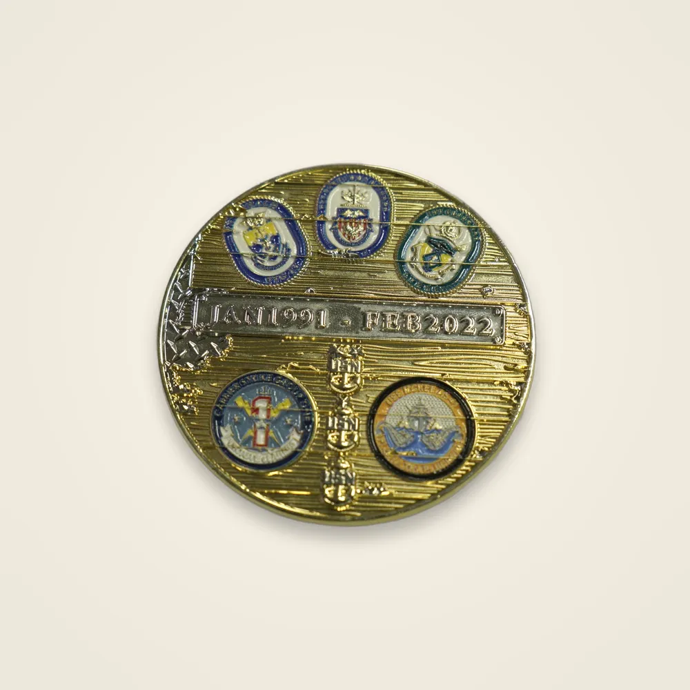 Navy CPO Retirement Coin — view 2