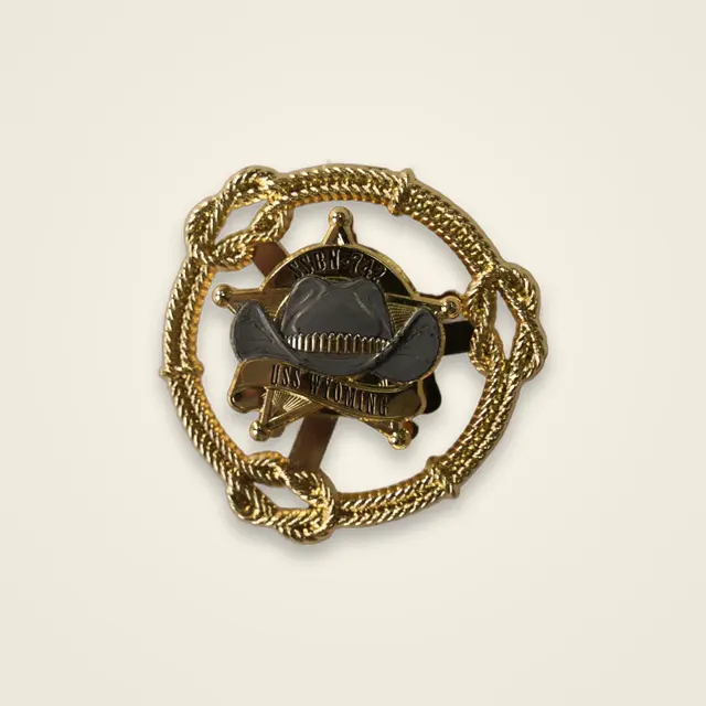 USS Wyoming Rope Buckle