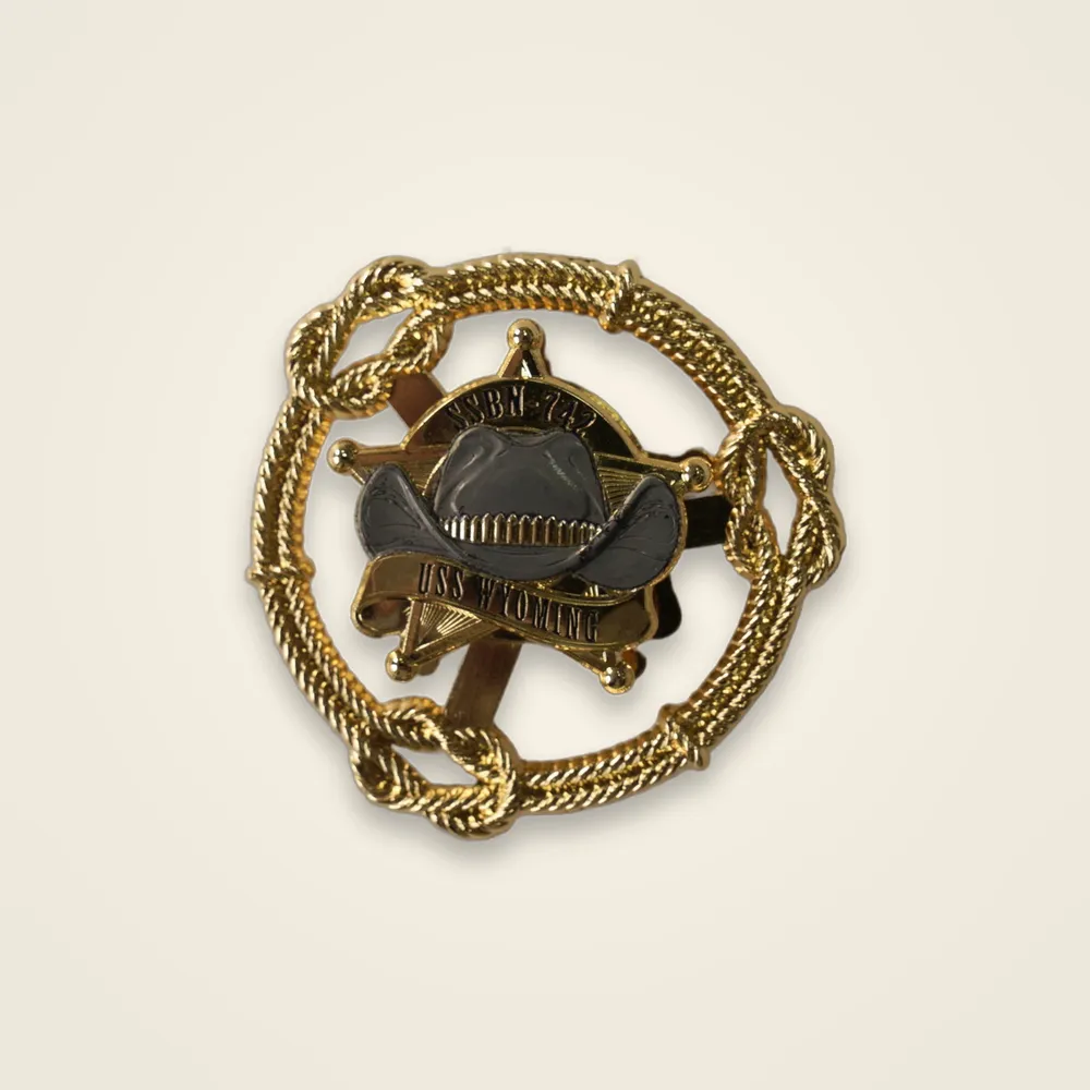 USS Wyoming Rope Buckle
