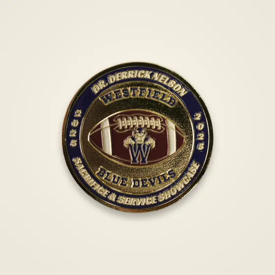 Blue Devils Football Coin