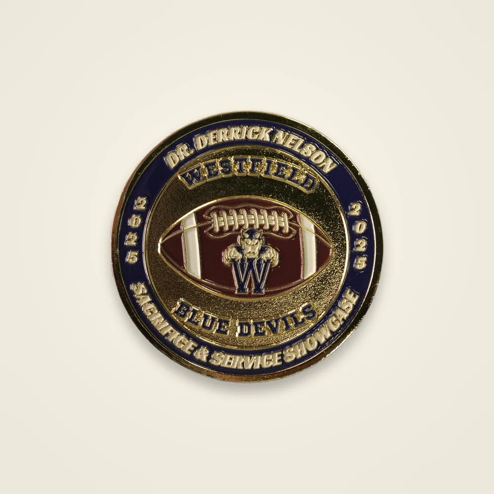 Blue Devils Football Coin