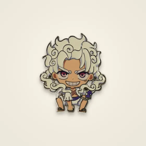 White-Haired Warrior Pin