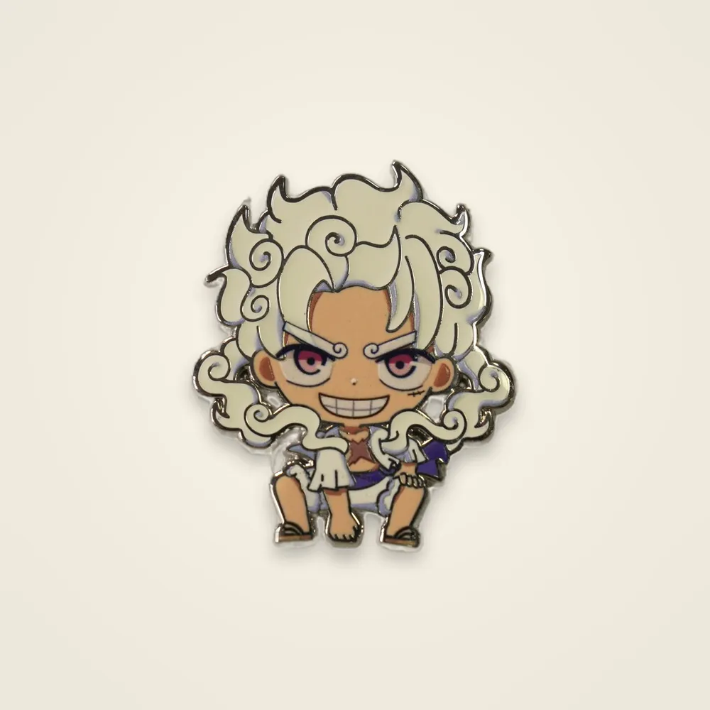 White-Haired Warrior Pin